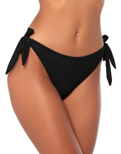 Shop Moschino Bikini Bottoms In Black