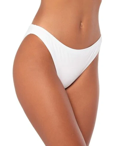 Shop Moschino Bikini Bottoms In White