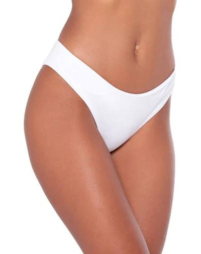 Shop Moschino Bikini Bottoms In White