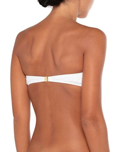 Shop Moschino Bikini Tops In White