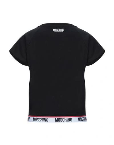 Shop Moschino Sleepwear In Black