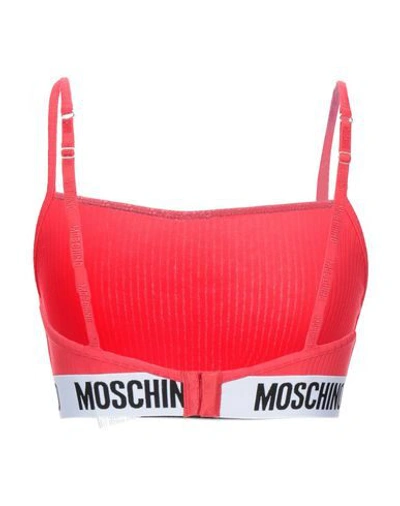 Shop Moschino Bras In Red