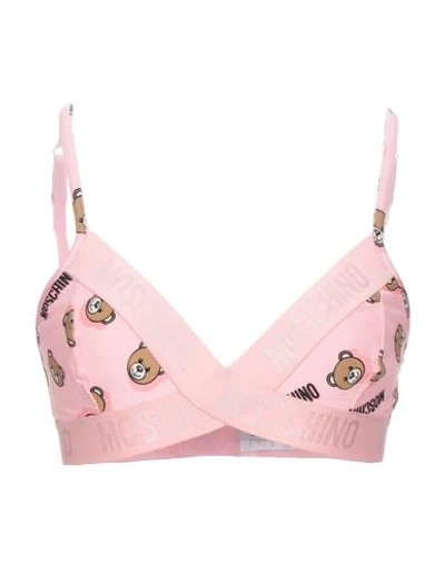 Shop Moschino Bras In Pink