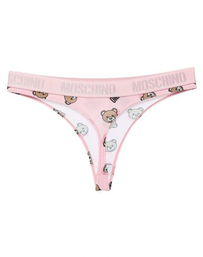 Shop Moschino G-strings In Pink