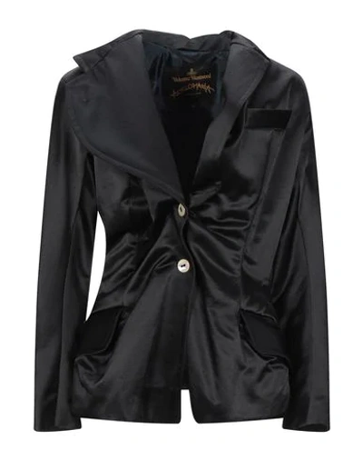 Shop Vivienne Westwood Anglomania Suit Jackets In Black