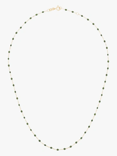 Gigi Clozeau 18k Yellow Gold Classic Gigi 42 Cm Beaded Necklace In Gold