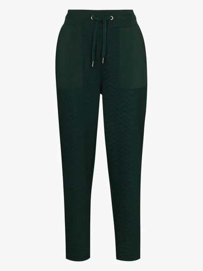 Shop Sweaty Betty Ramble Quilted Track Pants In Green
