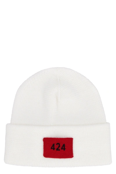 Shop Fourtwofour On Fairfax Wool Hat In White