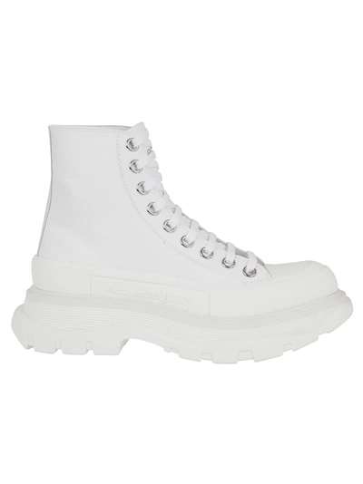 Shop Alexander Mcqueen Tread Slick Boot In White
