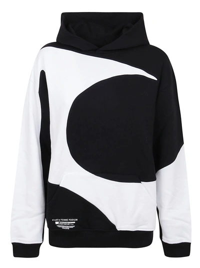 Shop Givenchy Hoodie In Black White