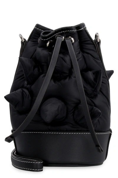 Shop Moncler Genius Critter Mini Bucket Bag In Black