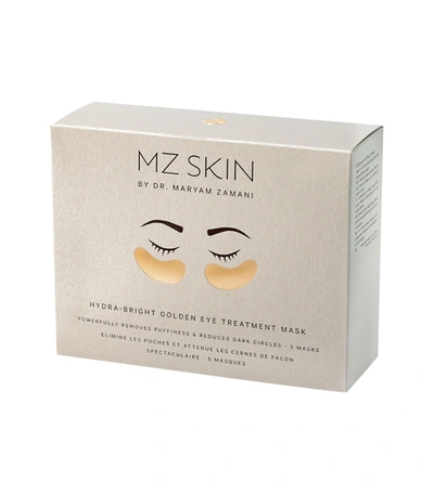 Shop Mz Skin Hydra-bright Golden Eye Treatment Mask - 5 Masks In Neutral