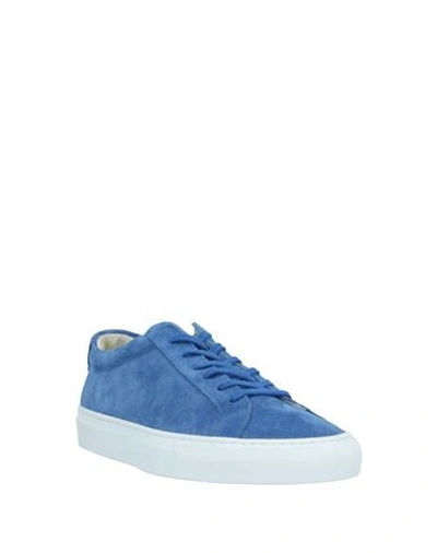 Shop Common Projects Sneakers In Bright Blue