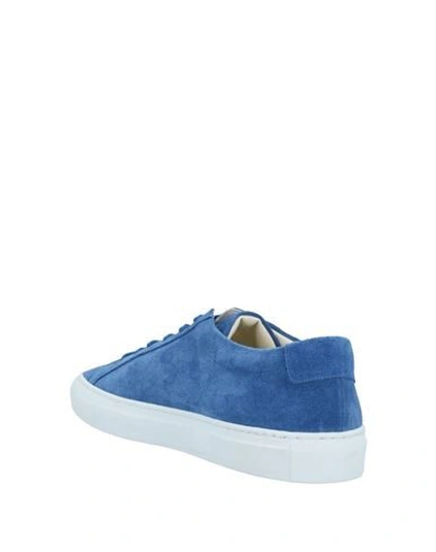 Shop Common Projects Sneakers In Bright Blue