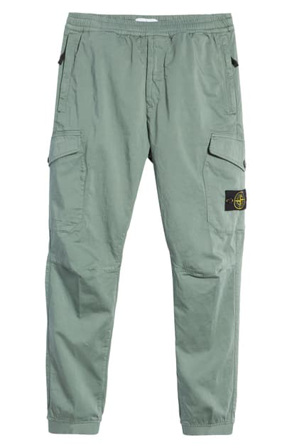 stone island elasticated waist cargo pant