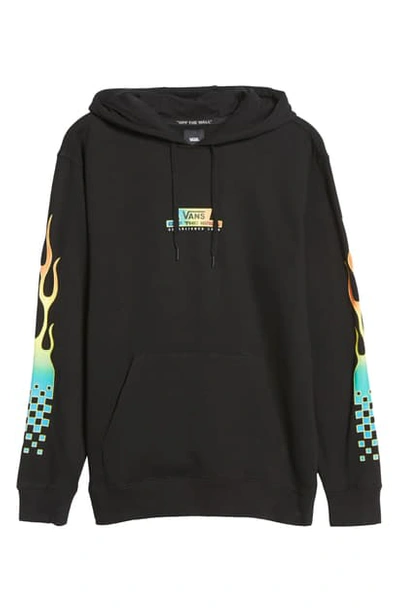 Vans Glow Flame Hoodie In Black | ModeSens