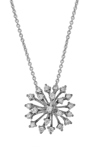 Shop Hueb Luminus Large Pendant Necklace (online Trunk Show) In White Gold/ Diamond