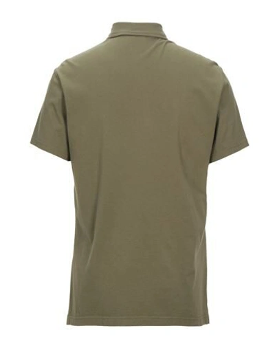 Aspesi Man Polo Shirt Khaki Size Xxl Cotton In Green