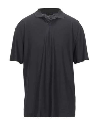 Shop Roberto Collina Polo Shirt In Black