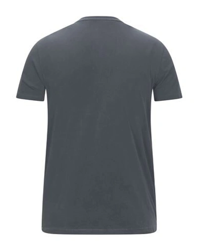 Shop Majestic Filatures Man T-shirt Lead Size M Cotton, Elastane In Grey