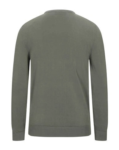 Shop Altea Man Sweater Military Green Size M Cotton