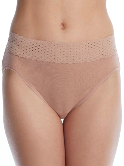 Shop Hanky Panky Eco Organic Cotton French Cut Brief In Praline