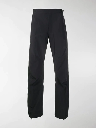 Shop Arc'teryx Beta Sl Straight-leg Trousers In Black