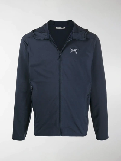 Shop Arc'teryx Kyanite Hooded Jacket In Blue