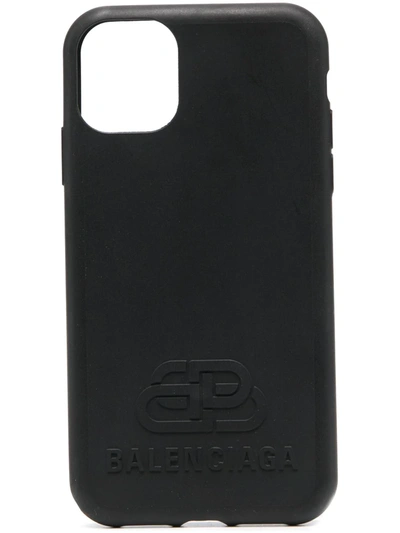 Shop Balenciaga Lunch Box Iphone 11 Case In Black