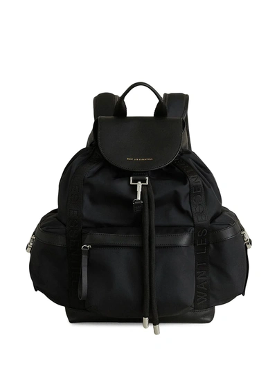 Shop Want Les Essentiels De La Vie Clip-fastening Backpack In Black