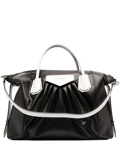 Shop Givenchy Antigona Soft Tote Bag In Black