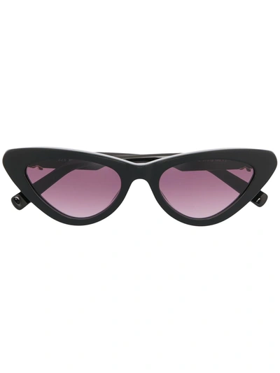 Shop Just Cavalli Tinted Cat-eye Sunglasses In Black