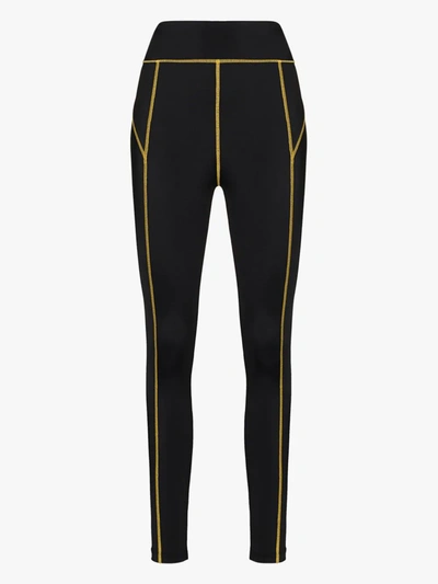 Shop Fendi Base Layer Ski Leggings In Black