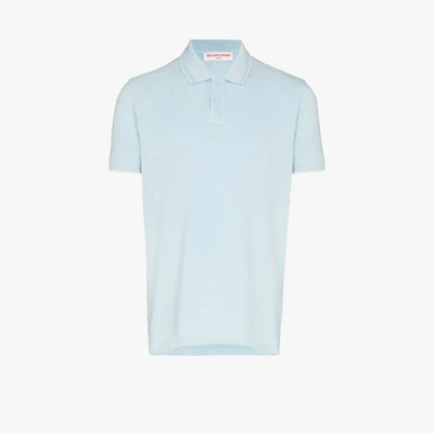 Shop Orlebar Brown Jarrett Polo Shirt In Blue