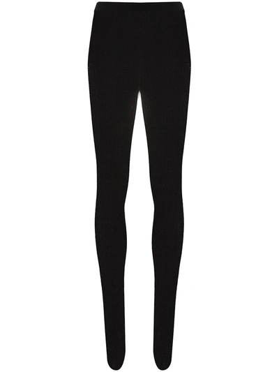 Shop Gucci Double G Net Tights In Black