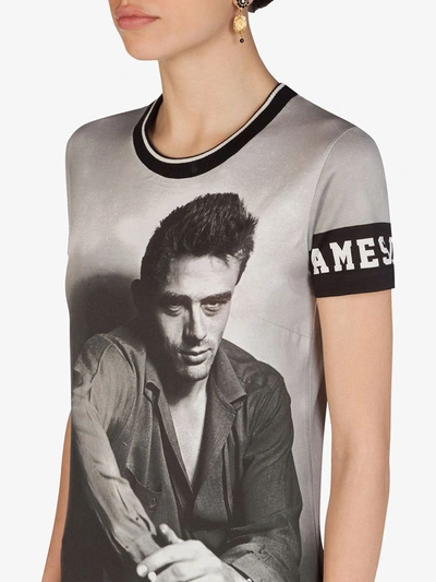 Dolce & Gabbana Women's Jersey Sweatshirt with James Dean Print