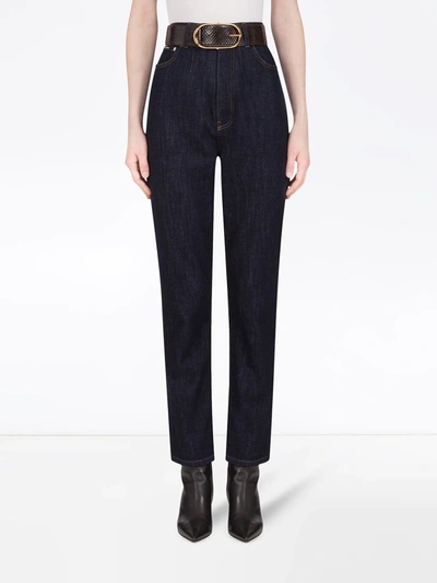 Shop Dolce & Gabbana High-waisted Jeans In Blue