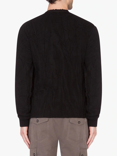 Dolce & Gabbana Black Wool Jumper In Black