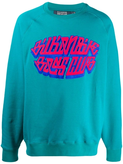 Shop Billionaire Boys Club Logo Print Sweatshirt In Blue