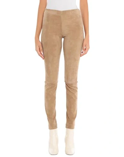 Shop The Row Leggings In Sand