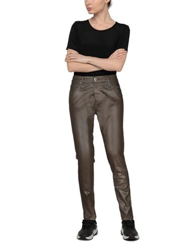Shop Ag Jeans Woman Pants Dark Brown Size 27 Cotton, Modal, Polyester, Polyurethane