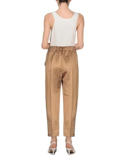 Semicouture Buddy Trousers In Beige