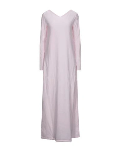 Shop Douuod Woman Maxi Dress Pink Size Xs Cotton