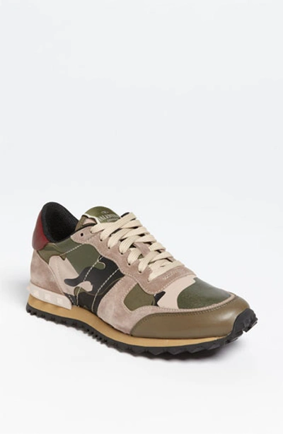 Shop Valentino Camouflage Sneaker