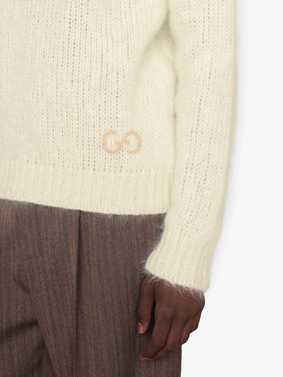 Shop Gucci Wool Sweater In White