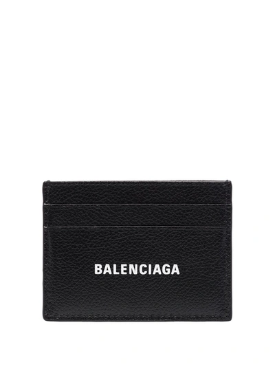 Shop Balenciaga Logo Credit Card Holder