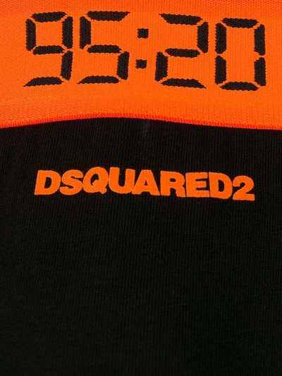 Shop Dsquared2 95:20 Logo Boxers In Black