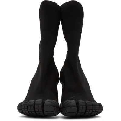 Shop Balenciaga Black Finger Toe Boots In 1000 Black