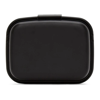 Shop Balenciaga Black Mini Lunch Box Pouch In 1000 Black