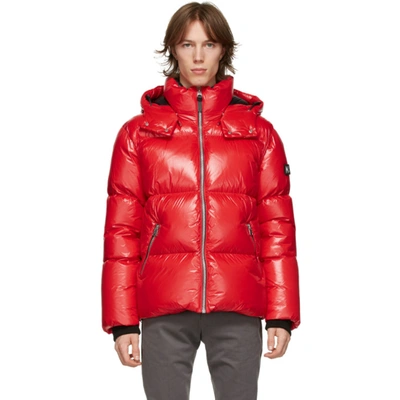 Shop Mackage Red Down Kent Jacket